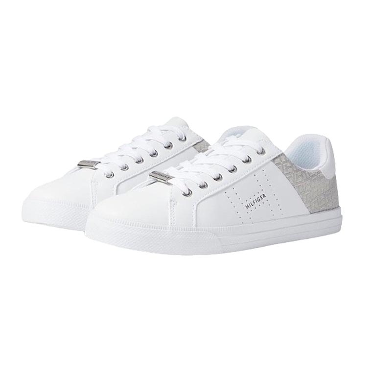 Zapatillas Tommy Hilfiger Lorio Original Color Blanco y Beige Unisex Talla 38 1