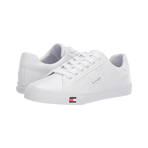 Zapatillas Tommy Hilfiger Luster Original Color Blanco Unisex Talla 38.5