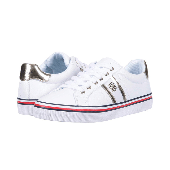 Zapatillas Tommy Hilfiger Fenti Original Color Blanco Para Mujer Talla 40 1