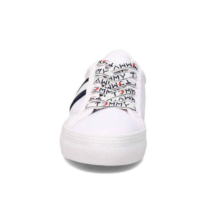 Zapatillas Tommy Hilfiger Fantim Original Color Blanco Unisex Talla 40 5