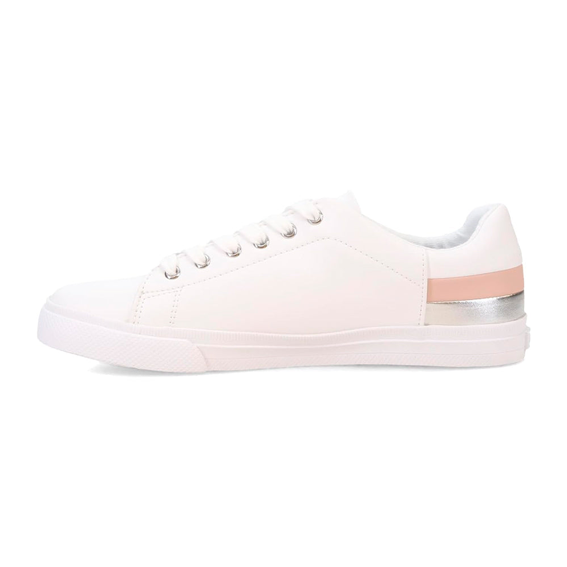 Zapatillas Tommy Hilfiger Laddi 2 Original Color Blanco y Rosado Para Mujer Talla 40 2