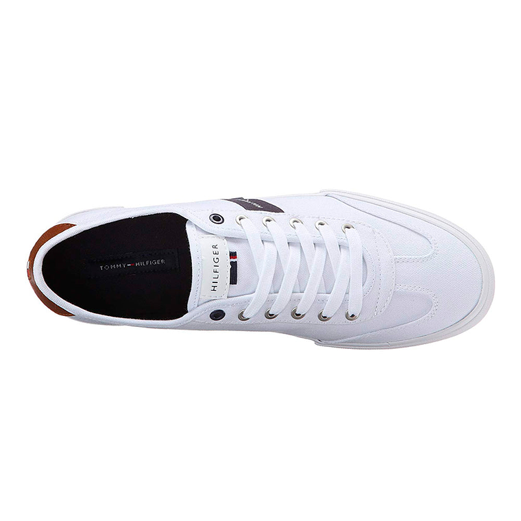 Zapatillas Tommy Hilfiger Modelo Pandora Original Color Blanco Unisex Talla 40 4