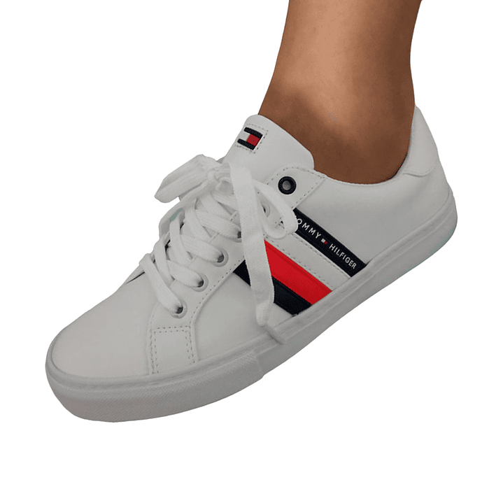 Zapatillas Tommy Hilfiger Lawson Original Color Blanco Unisex Talla 38 5