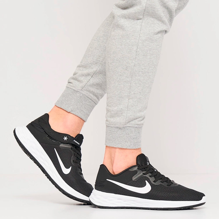 Zapatillas Nike Revolution 6 Flyease DC8992-003 Original Color Negro Para Hombre Talla 42.5 5