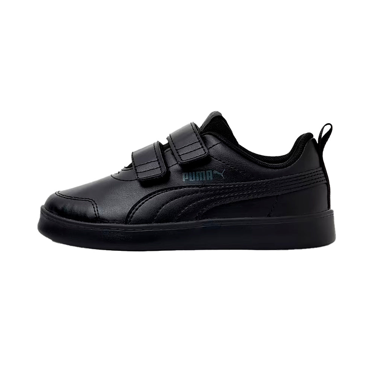 Zapatillas Puma CourtFlex V2 V PS 371543 06 Original Color Negro Para Niños Talla 30 3
