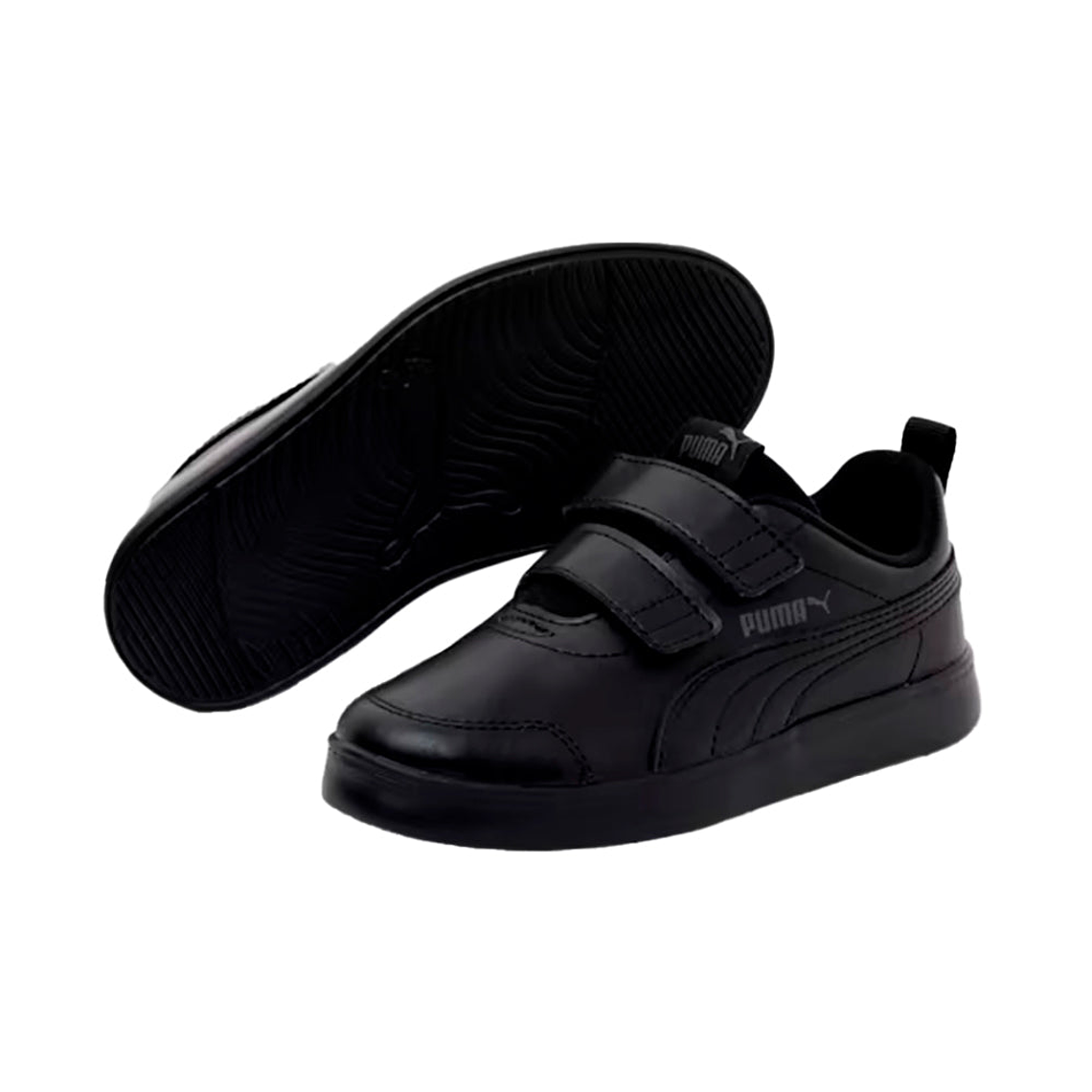 Zapatillas Puma CourtFlex V2 V PS 371543 06 Original Color Negro Para Niños Talla 30 1