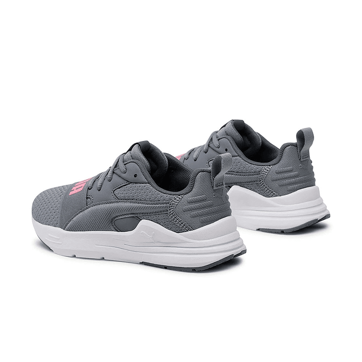 Zapatillas Puma Wired Run Pure AC INF 390849 07 Original Color Gris para Niños Talla 24 6