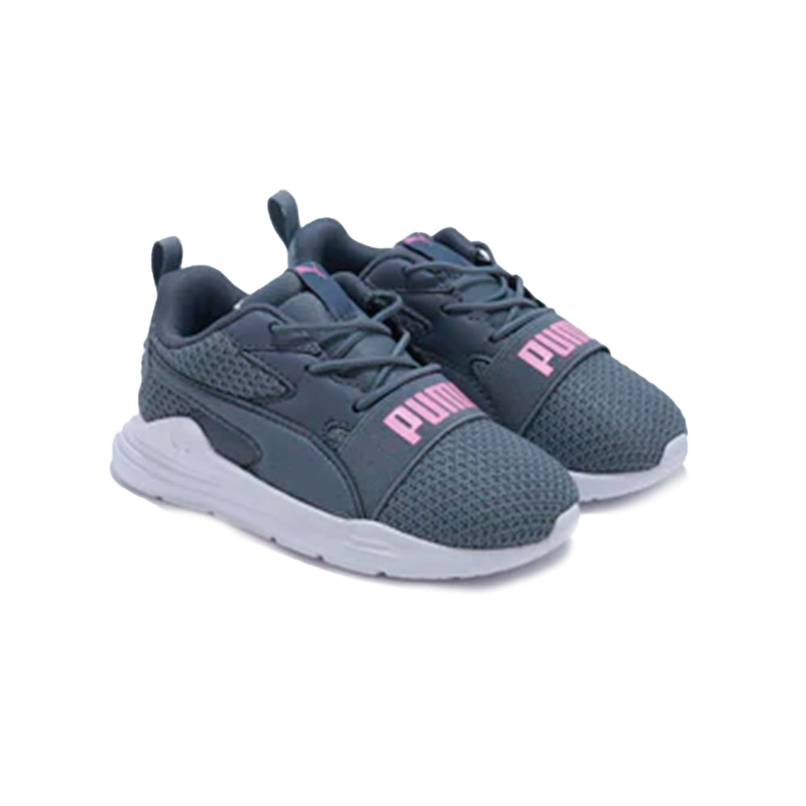 Zapatillas Puma Wired Run Pure AC INF 390849 07 Original Color Gris para Niños Talla 25 1
