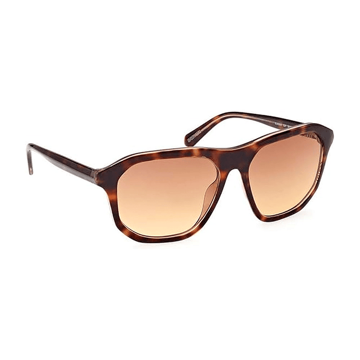 Lentes de Sol Guess Original GU0005752F Estilo Navigator Color Marron Habana Talla 60mm 4