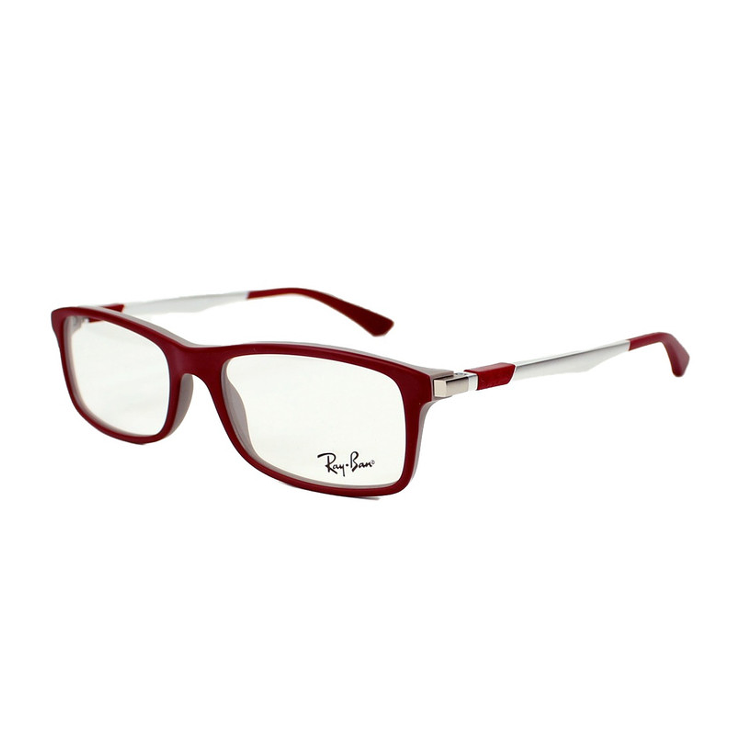 Lentes de Medida Oftálmico Montura Ray Ban RX7017 5198 Red Rojo 54mm 1