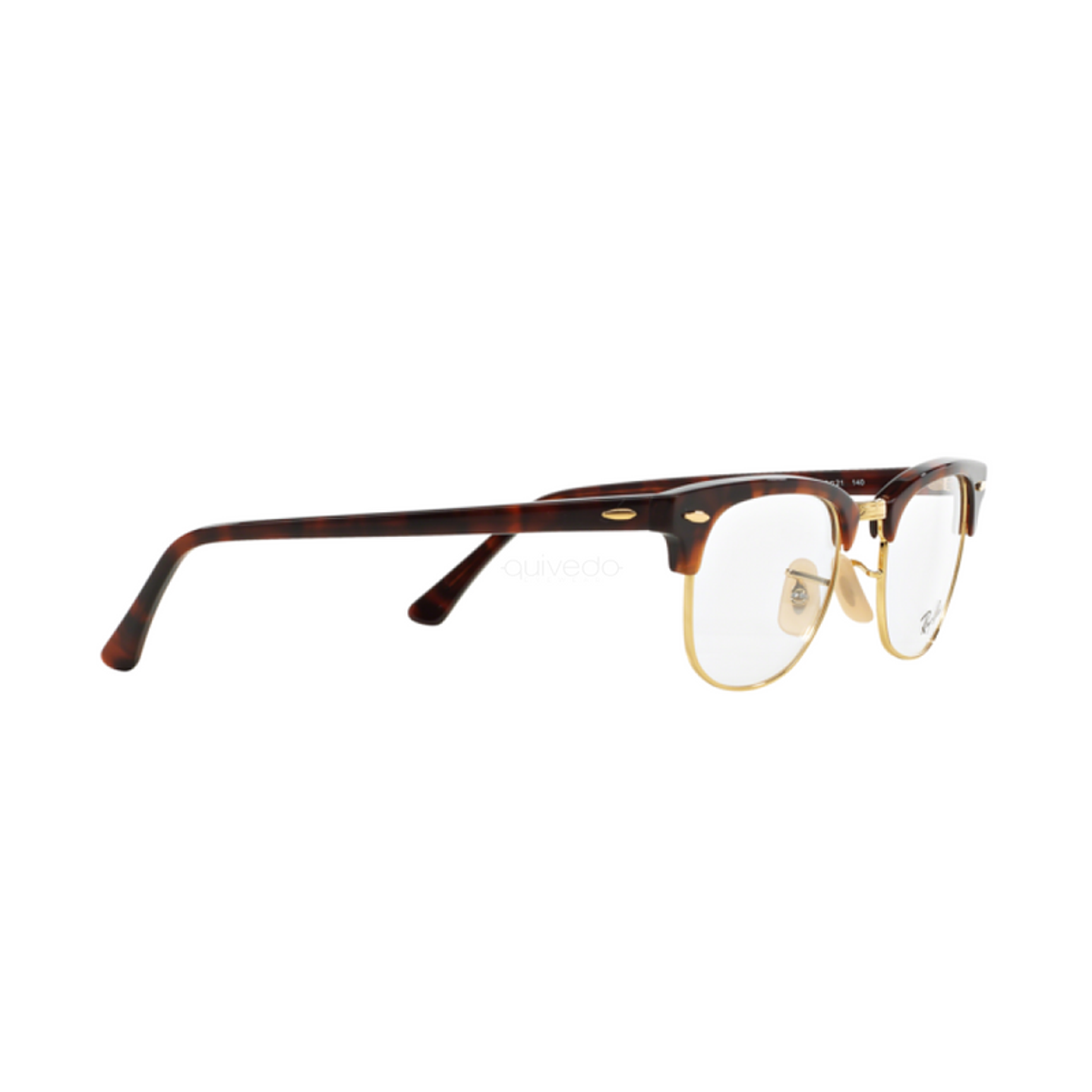 Lentes de Medida Oftálmico Montura Ray Ban RX5154 2372 Clubmaster Tortoise 2