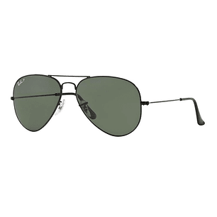 Lentes de Sol Ray Ban Polarizado Aviador RB3025 002/58Black 58mm