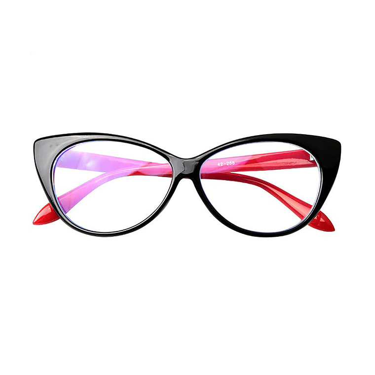 Lentes Oftalmicos Soolala Cats Negro Rojo UV400 Talla Unica 3