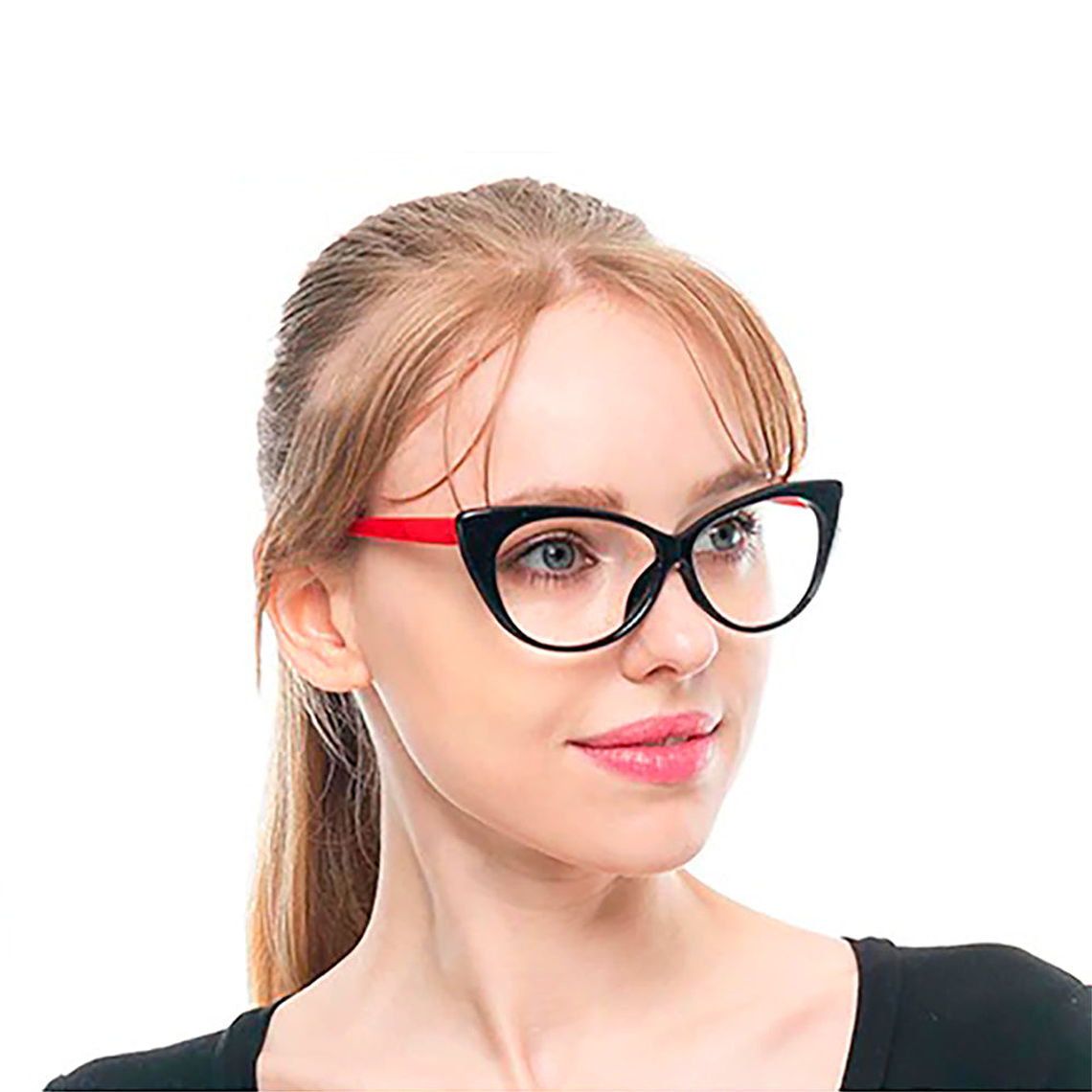 Lentes Oftalmicos Soolala Cats Negro Rojo UV400 Talla Unica 5