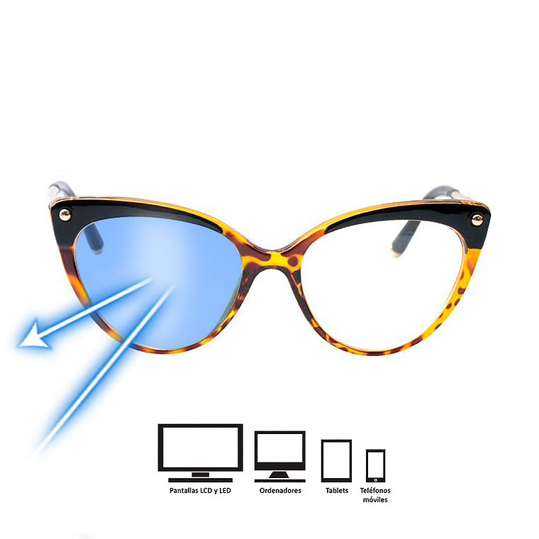 Lentes Oftalmicos Soolala Cats Amarillo Print UV400 Talla Unica 4