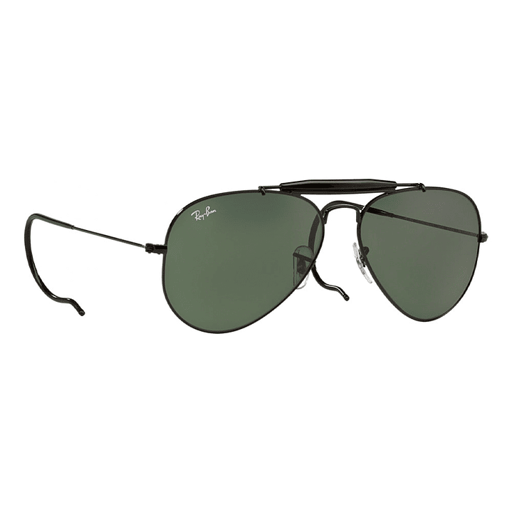 Lentes de Sol Ray Ban Outdoorsman RB3030 L9500 Negro 58mm 4