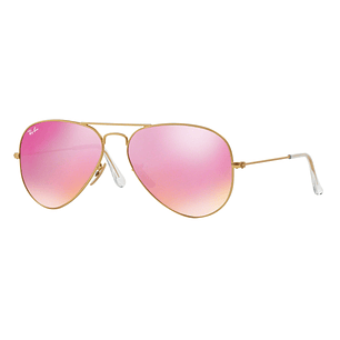 Lentes de Sol Ray Ban Aviador RB3025 112/4T Rosa Espejado Talla 58mm