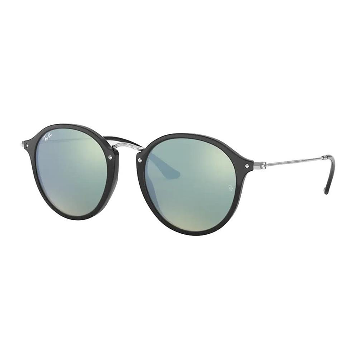 Lentes de Sol Ray Ban Round Icons RB2447 901/30 Gris Espejado Talla 49mm 1