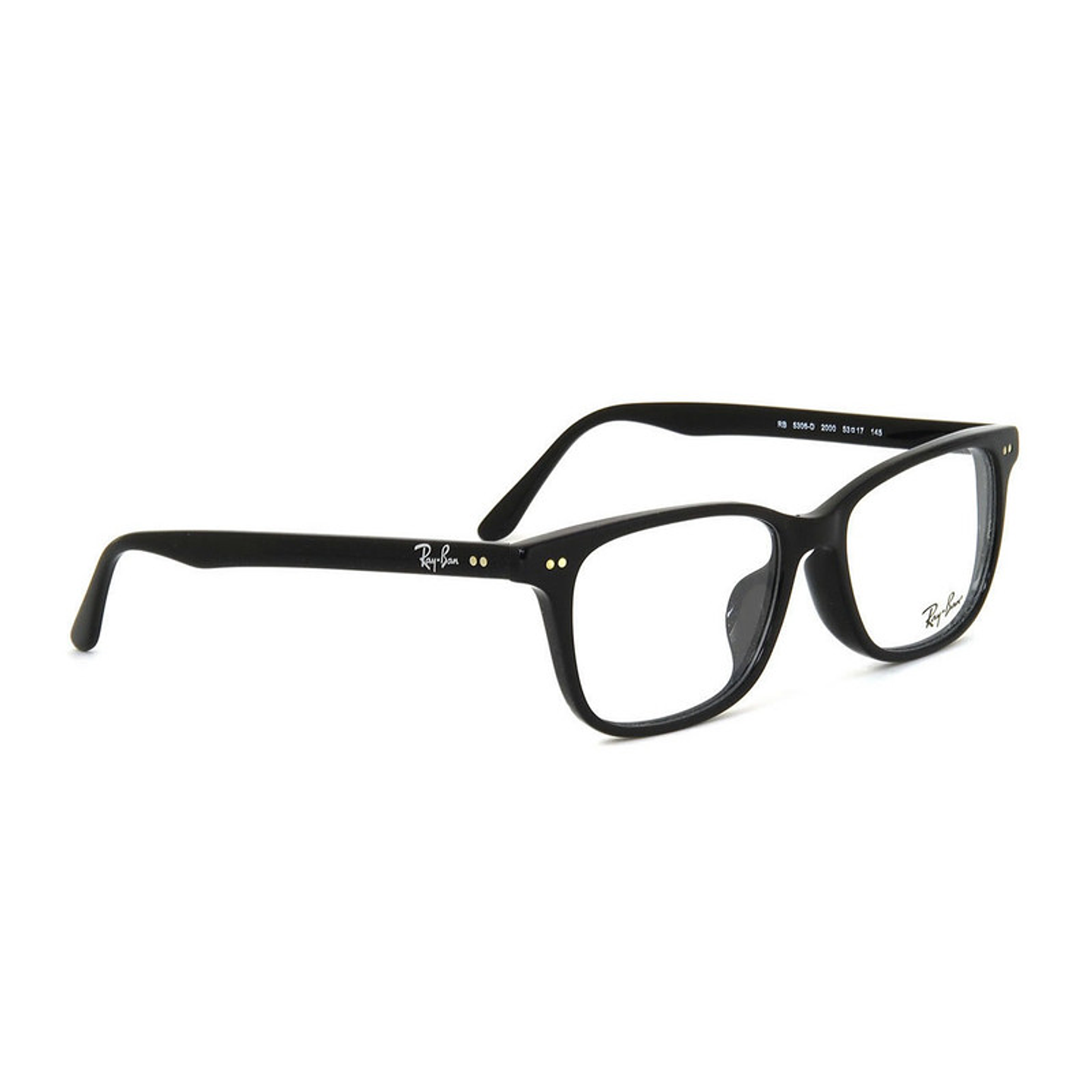 Lentes de Medida Oftálmico Montura Ray Ban RX5306D 2000 Black 53mm 5