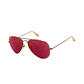 Lentes de Sol Ray Ban Aviador RB3025 167/2K Unisex Rosado Espejado 58mm - Miniatura 2