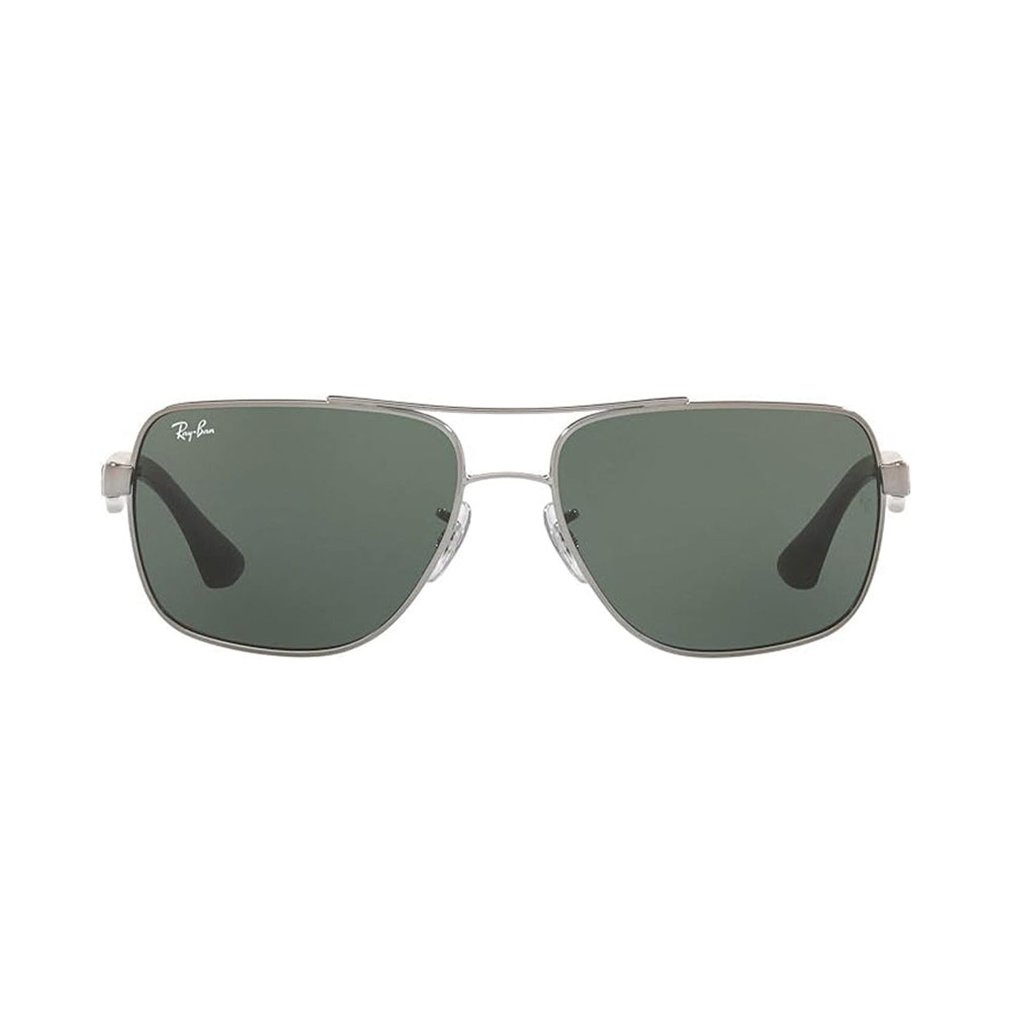 Lentes de sol Ray Ban RB3483 004/71 Gunmetal Square lentes verde oscuro hombre 3