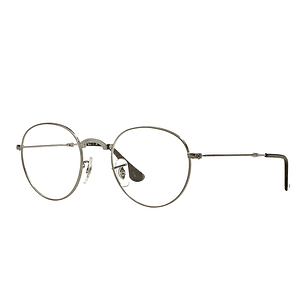 Lentes de Medida Oftálmico Montura Ray Ban RB3532V 2502 Round Metal Folding