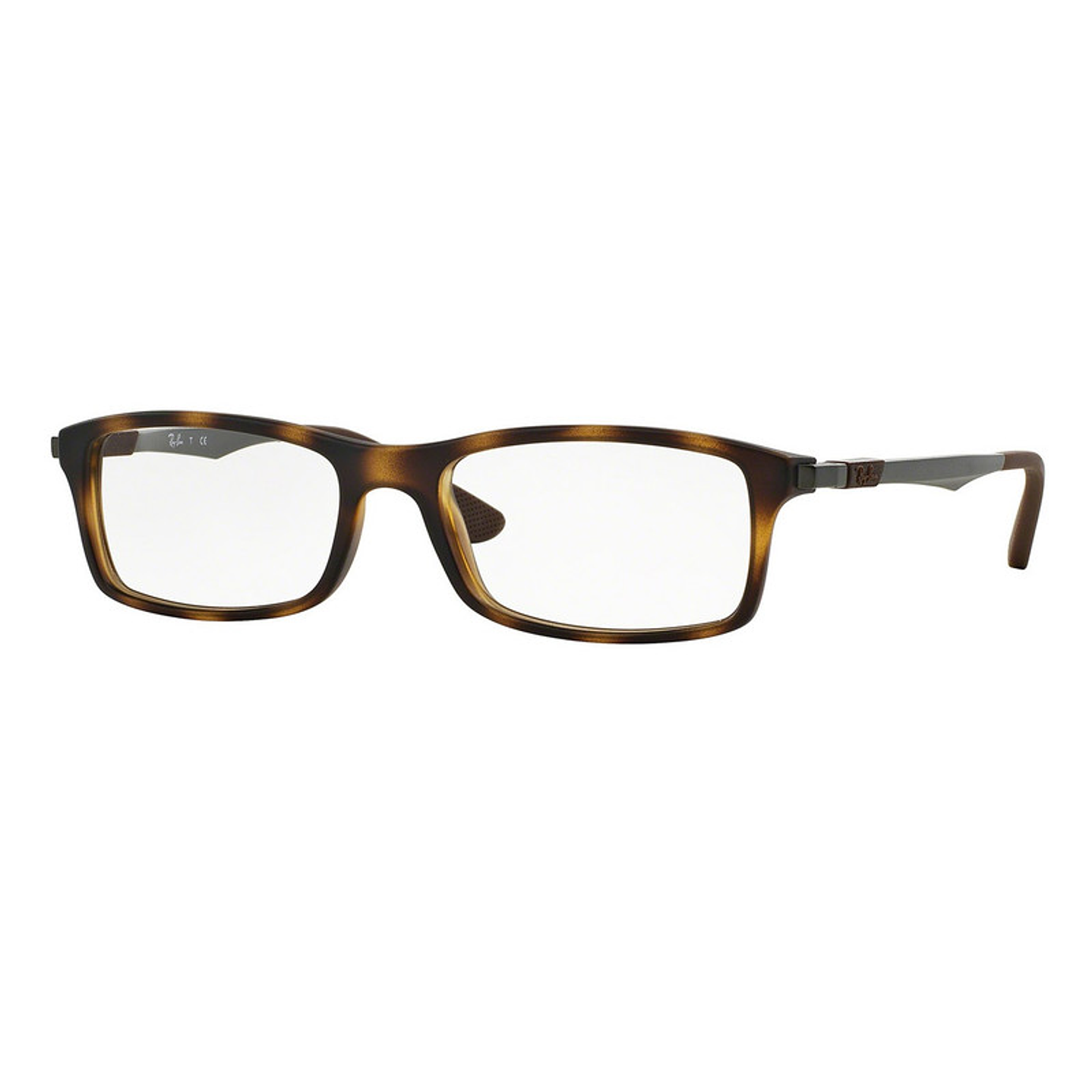 Lentes de Medida Oftálmico Montura Ray Ban RX7017 2012 Brown Tortoise 54mm 1