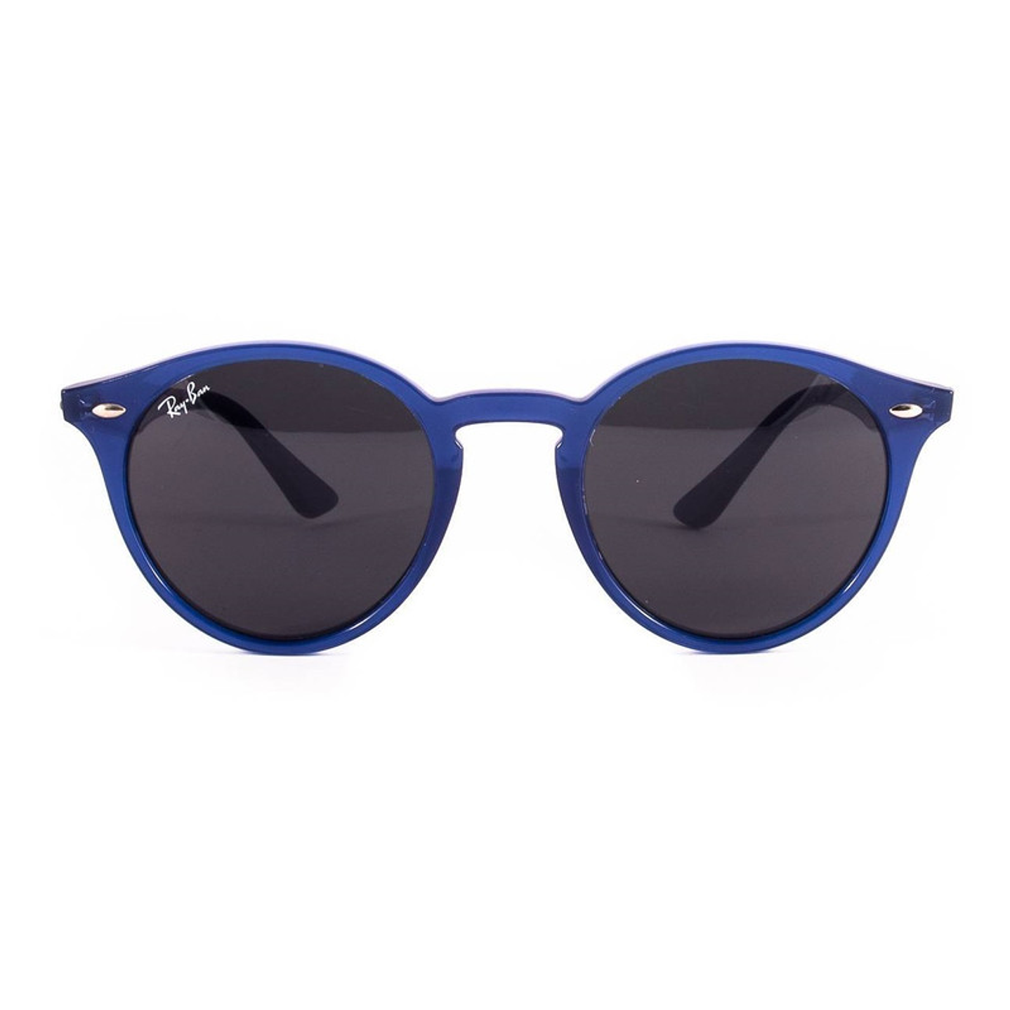 Lentes de Sol Ray Ban Highstreet Round RB2180 6165/87 Color Azul Talla 49mm 3