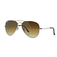 Lentes de Sol Ray Ban Aviador RB3025 003/51 Color Marron Degrade Talla 58mm - Miniatura 1