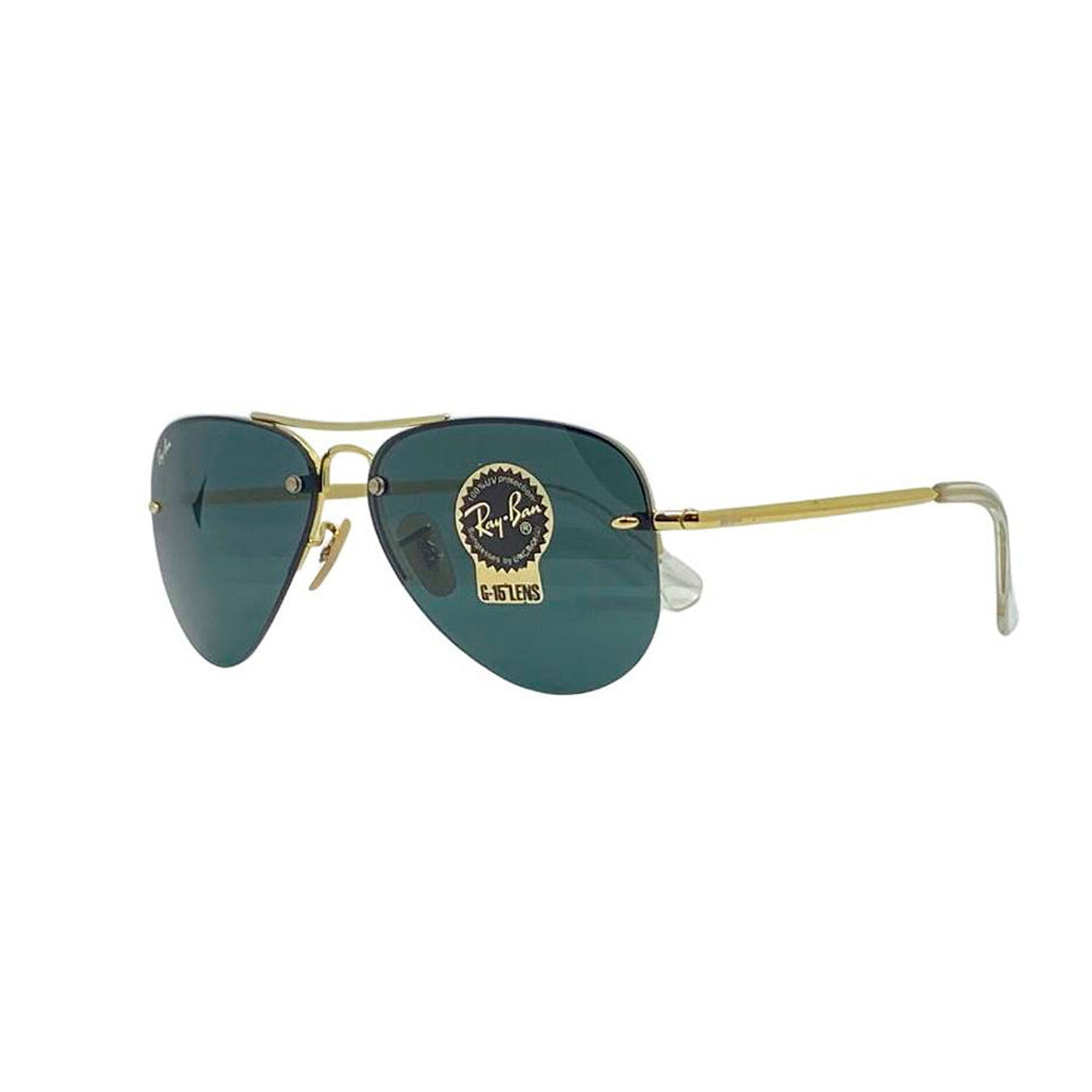 Lentes de Sol Ray Ban Highstreet RB3449 001/71 Color Azul Clasico Talla 56mm 1