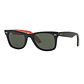 Lentes de Sol Ray Ban Wayfarer Rare Print RB2140 1016 Black 50mm - Miniatura 1