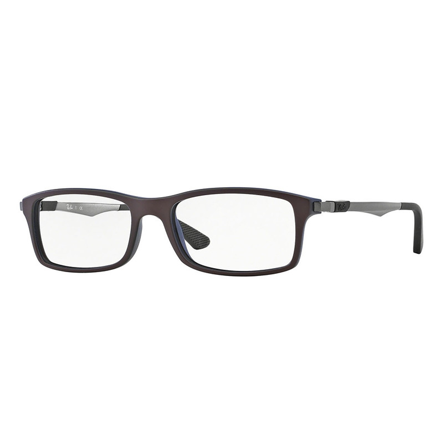 Lentes de Medida Oftálmico Montura Ray Ban RX7017 5258 Black Brown 54mm 1