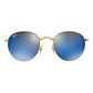 Lentes de Sol Ray Ban Round Folding II RB3532 001/68 Azul Espejado - Miniatura 3