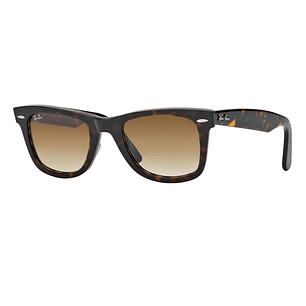 Lentes de Sol Ray Ban Wayfarer RB2140 902/51 Brown Tortoise