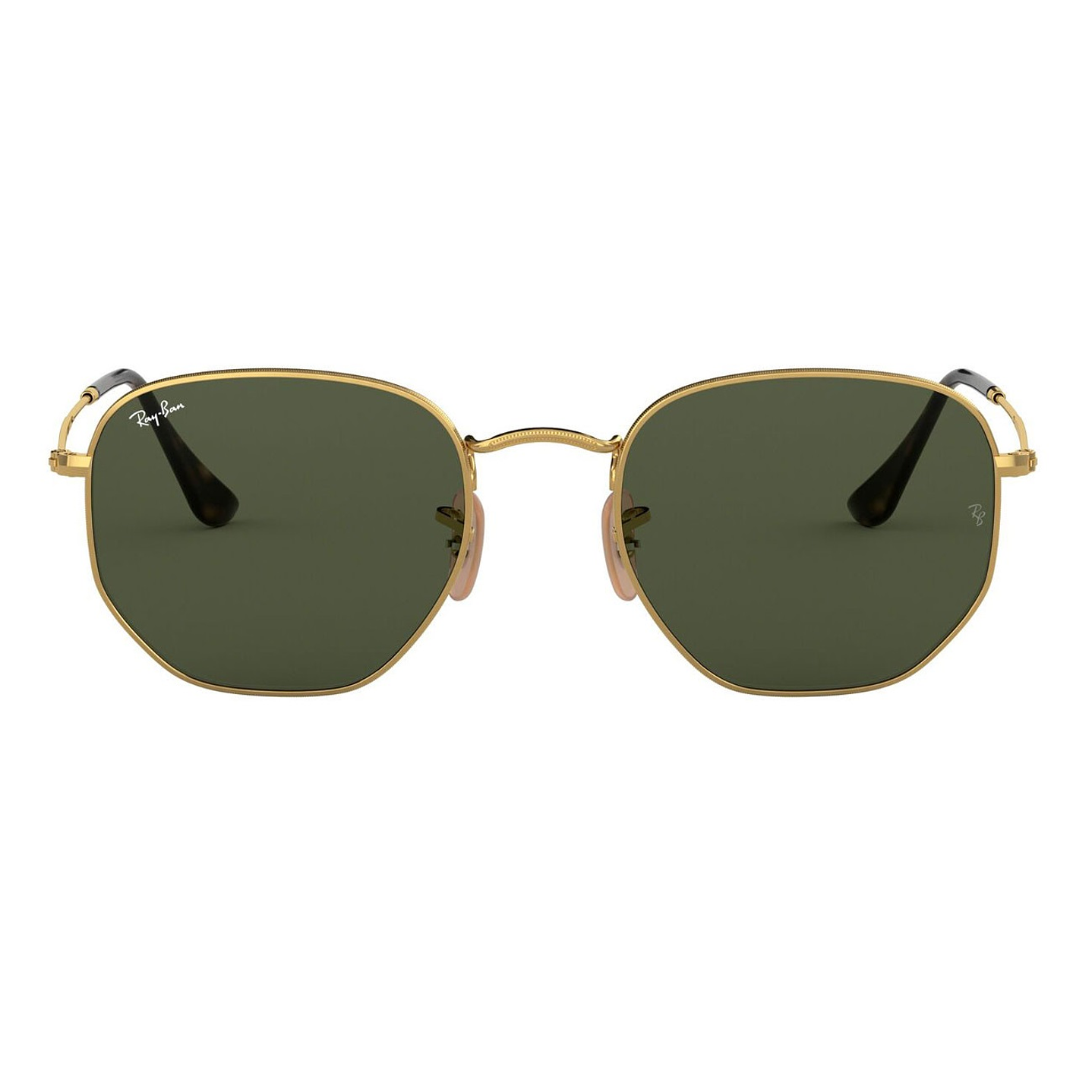 Gafas de Sol Ray Ban Hexagonal Flat RB3548N 001 Unisex G15 Verde 51mm 3