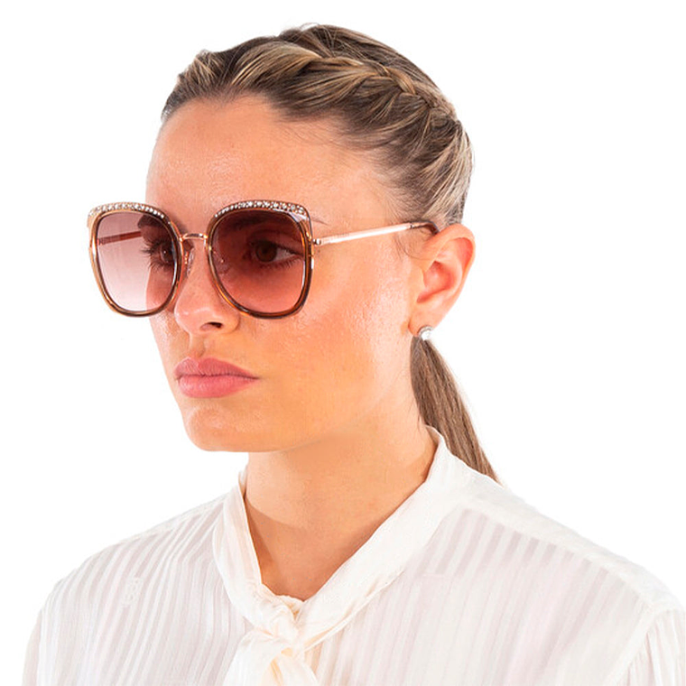 Lentes de Sol Guess Round GF0381 5646F Color Rosado Talla 56mm 5