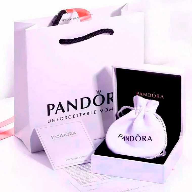 Pulsera Brazalete Pandora Corazón Infinito Cadena Serpiente 592645C01 Plata 925 Talla 18cm 6