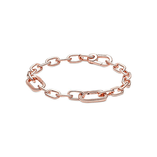 Pulsera Brazalete Pandora Rose Cadena Cierre Mosquetón 589662C00 Oro Rosa de 14 K Talla 18cm