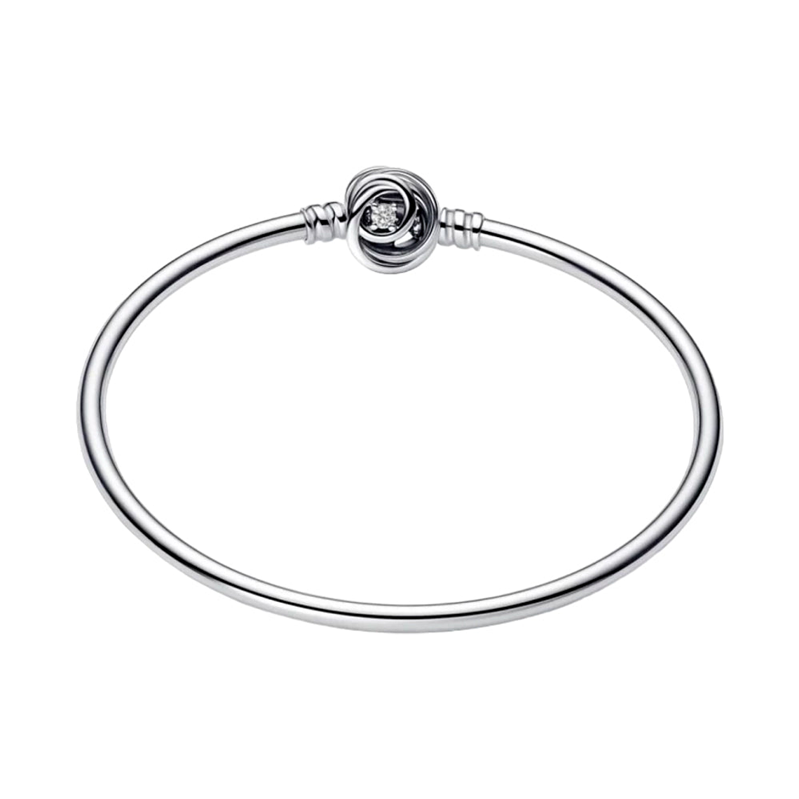 Pulsera Brazalete Pandora Con Cierre de Rosa Rodeado Pandora Moments 593229C01 Talla 19cm 2