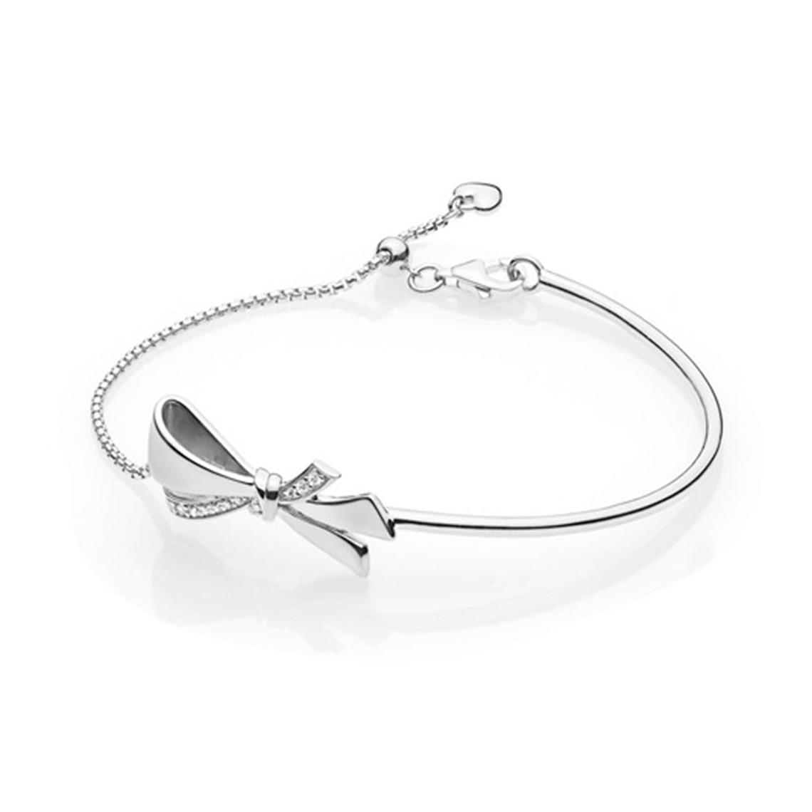 Pulsera Brazalete Pandora Lazo Ajustable 597242CZ Plata 925 Talla 18cm 2