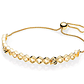 Pulsera Brazalete Pandora Panal de Abejas Bañado en Oro 567109EN16 Plata 925 Talla 18cm - Miniatura 2