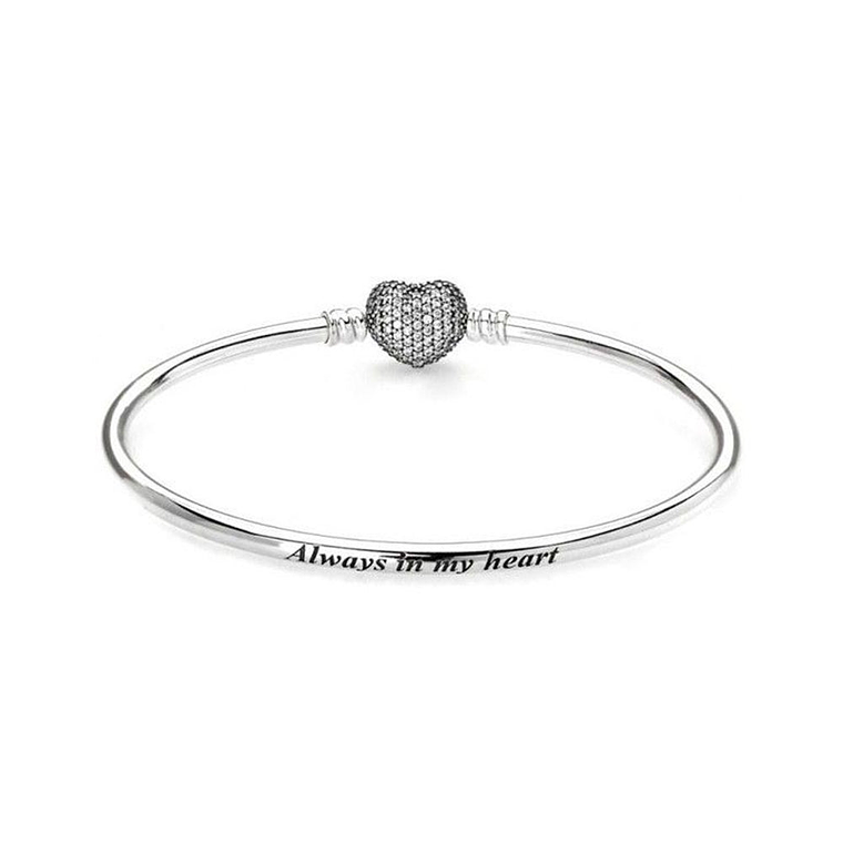 Pulsera Brazalete Pandora con Grabado 