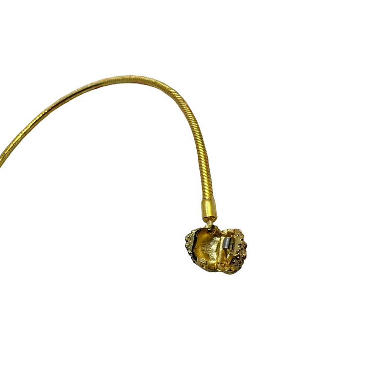 Pulsera Brazalete Pandora Corazon Floral Bañado en Oro 14k 561065C01 Plata 925 Talla 18cm 2