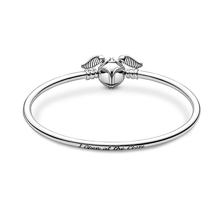 Pulsera Brazalete Pandora con Cierre Snitch Harry Potter 598619C00 Plata 925 Talla 18cm 2