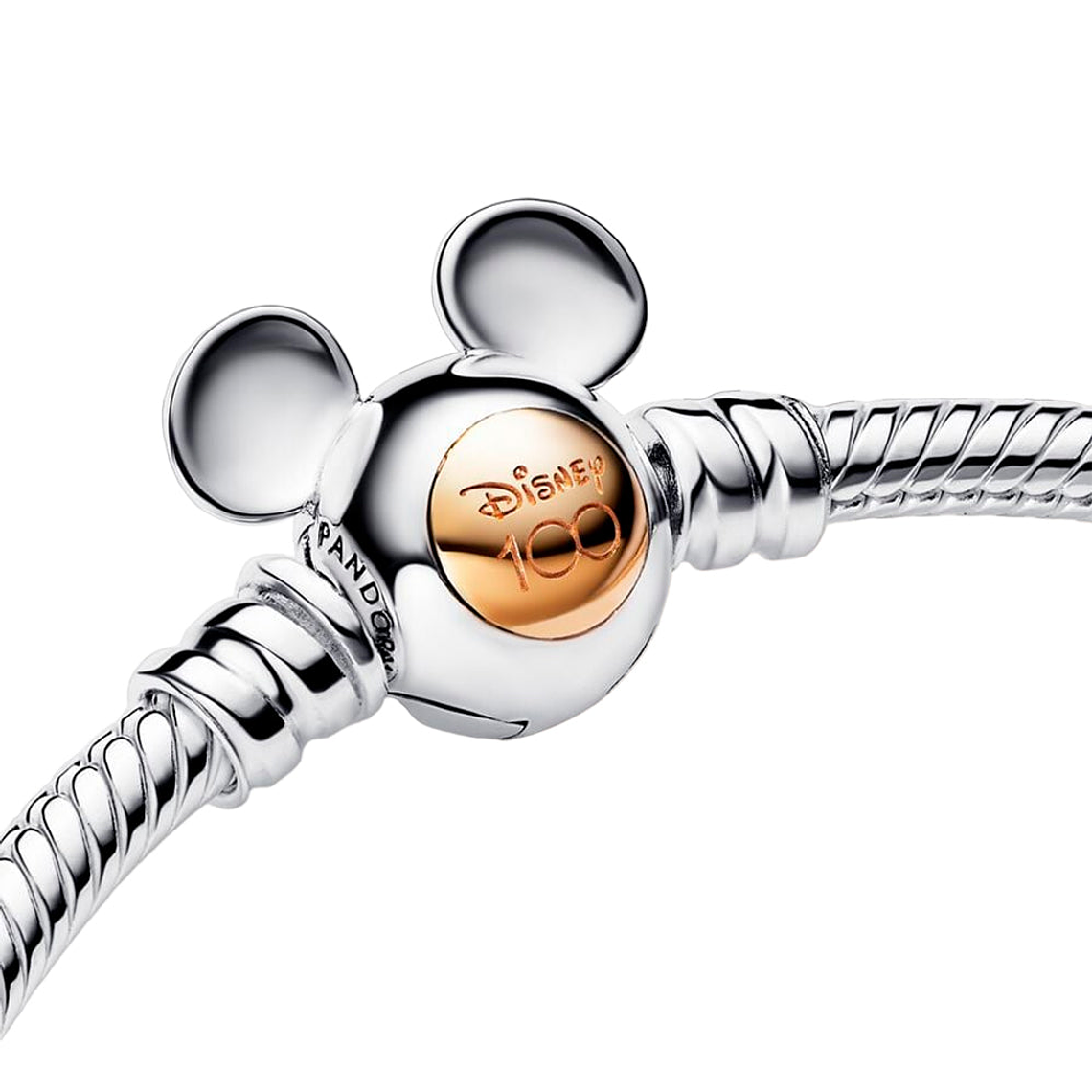 Pulsera Brazalete Pandora Cadena de Serpiente Aniversario Disney 592514C00 Plata 925 Talla 18cm 3
