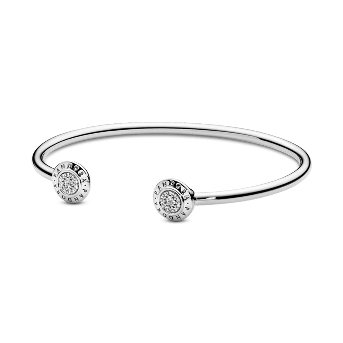 Pulsera Brazalete Pandora Estilo Liso y Libre 590528CZ en Plata 925 Talla 18cm 1