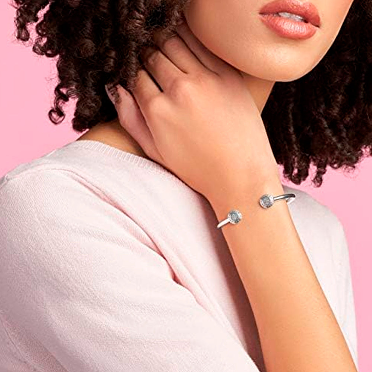 Pulsera Brazalete Pandora Estilo Liso y Libre 590528CZ en Plata 925 Talla 18cm 4