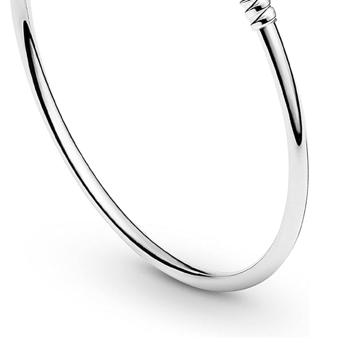 Pulsera Brazalete Pandora Explosion de Nieve Con Cierre Circular 590715CZ Plata 925 Talla 18cm 3