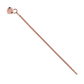 Pulsera Brazalete Pandora Cierre Candado Reluciente Bañado en Oro Rosa 14k 587757CZ Plata 925 Talla 18cm - Miniatura 5