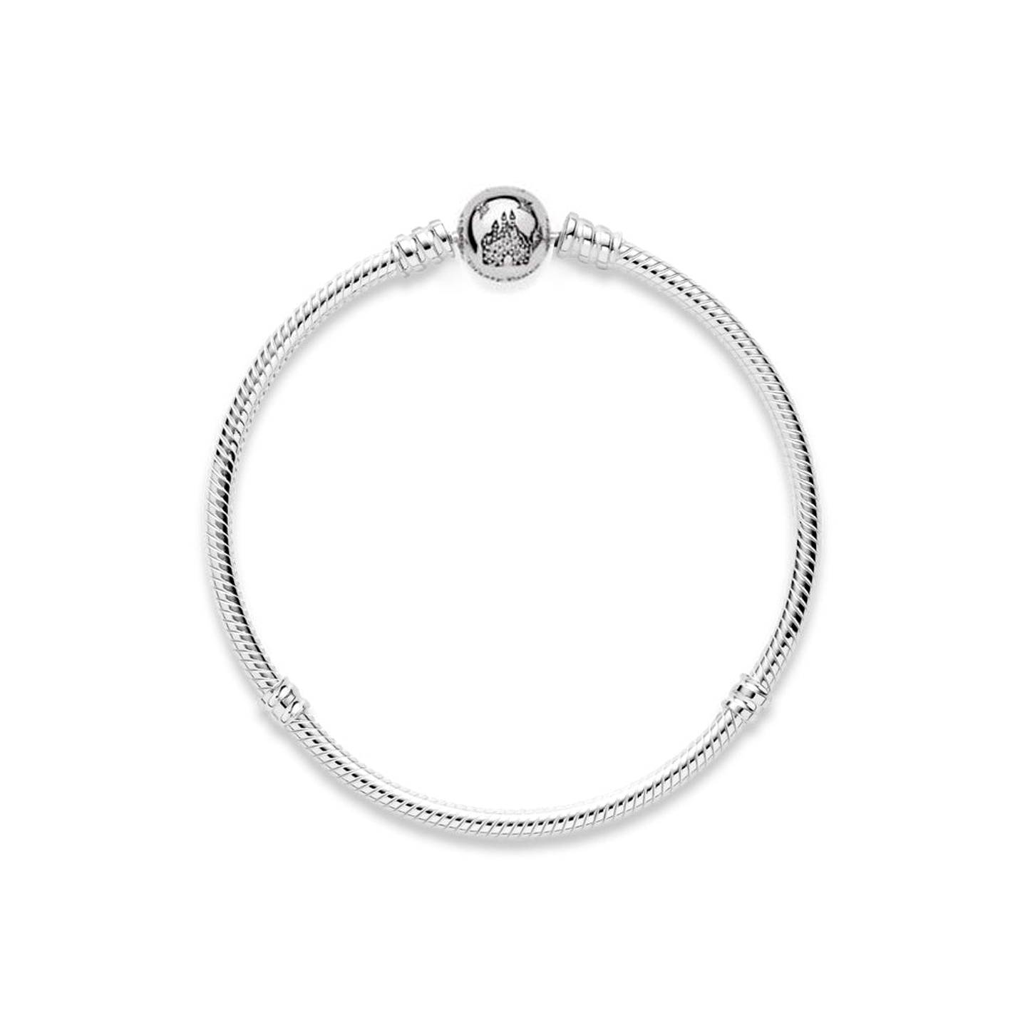 Pulsera Brazalete Pandora Cierre Circular Castillo Magico Disney 597145CZ Plata 925 Talla 18cm 2